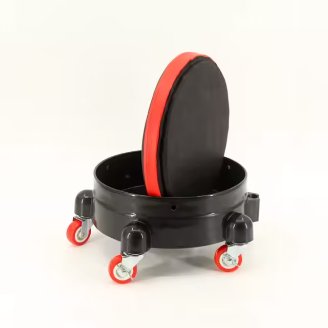 Dolly Bucket Pulley Base Car Wash Tray Seat Cushion Stool Mobile Cross-Border Plastic Mobile Stool