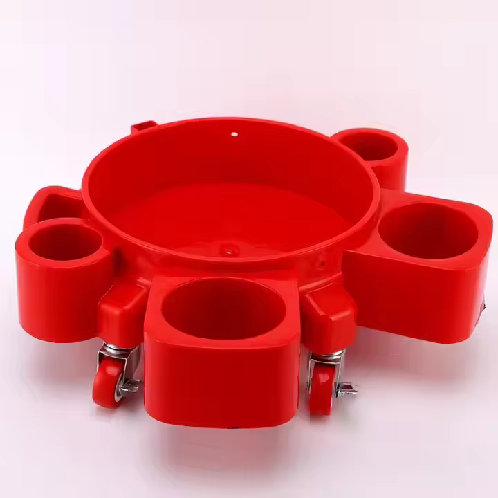 Plastic Mobile Base Car Washer Bucket for Car Detailing Mobile Car Wash Bucket