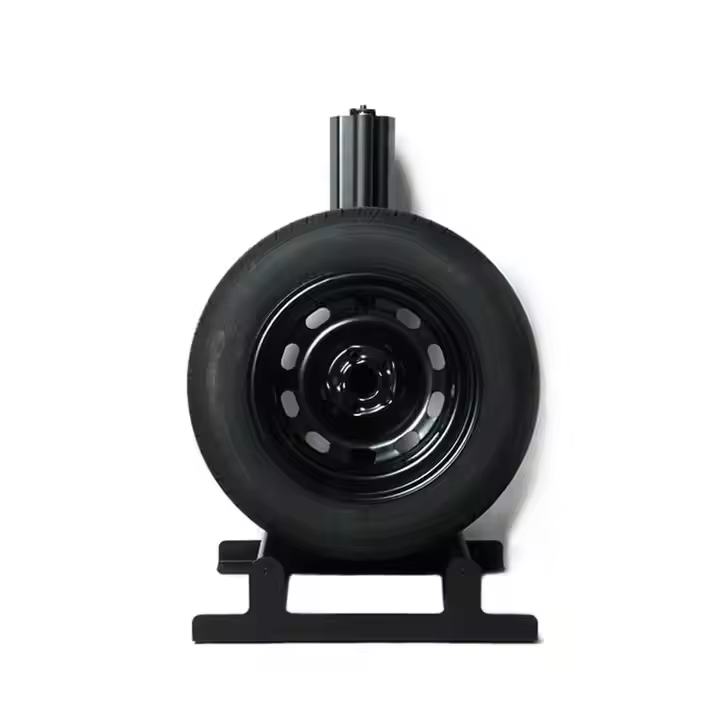 Car Detailing Tire Wheel Hub Cleaning Stand Holder Plastic and Steel Material Washing Placement