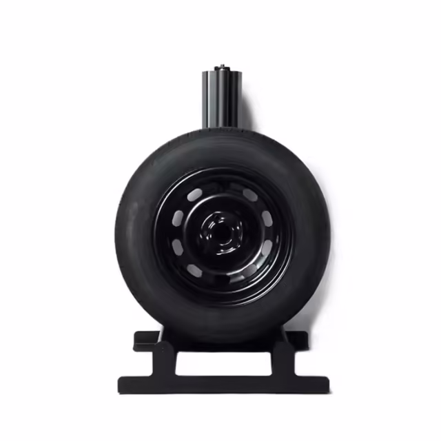 Car Detailing Tire Wheel Hub Cleaning Stand Holder Plastic and Steel Material Washing Placement