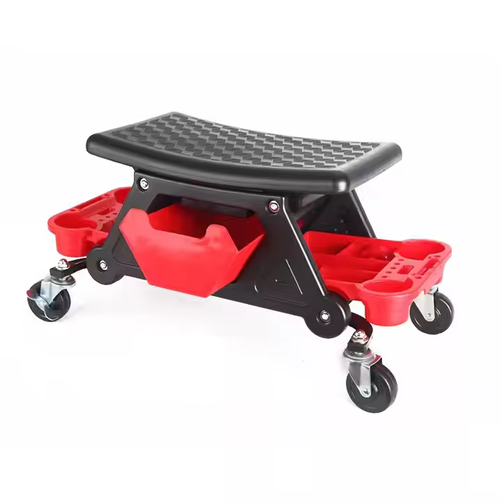 Best Price Wholesale Detailing Mechanic Stool with Repair Tools Tray Roller Chair for Vehicle Maintenance Car Washer Tool