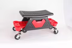 Adjustable Rolling Chair Stool for Car Wash & Detailing - FUOU Factory