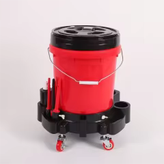 Plastic Mobile Base Car Washer Bucket for Car Detailing Mobile Car Wash Bucket