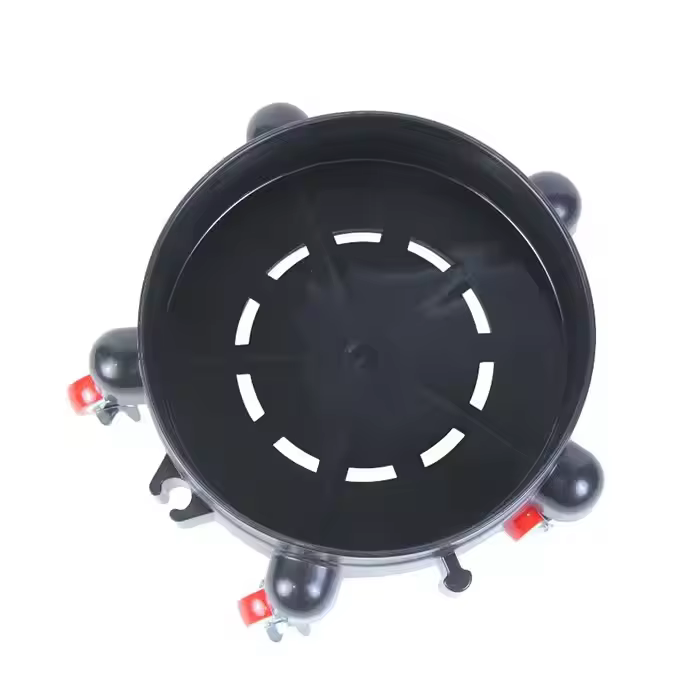 Car Detailing Bucket with Grit Guard & Dolly - Dual-Water Wash Plastic Bucket for Convenient Car Cleaning