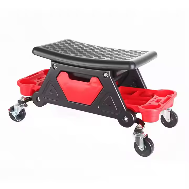 Best Price Wholesale Detailing Mechanic Stool with Repair Tools Tray Roller Chair for Vehicle Maintenance Car Washer Tool