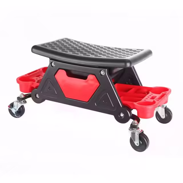 Best Price Wholesale Detailing Mechanic Stool with Repair Tools Tray Roller Chair for Vehicle Maintenance Car Washer Tool