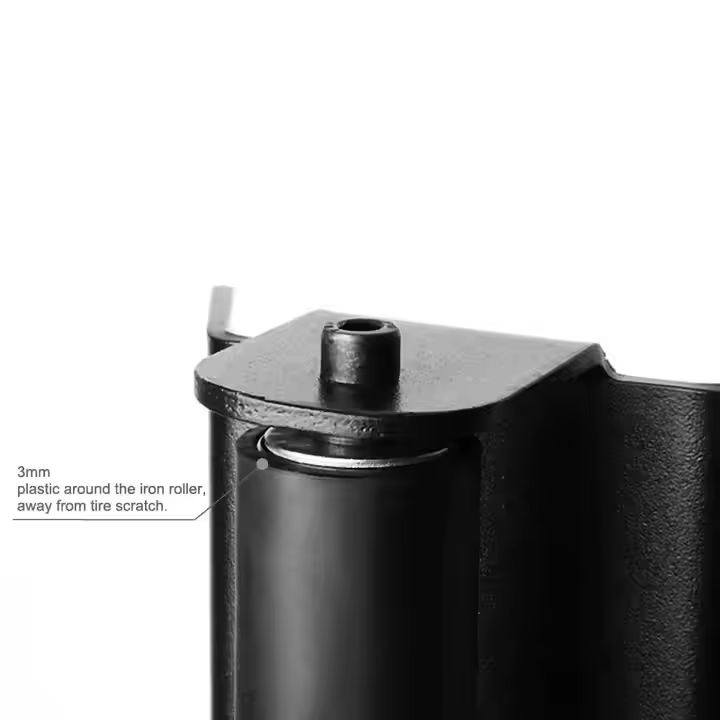 Car Detailing Tire Wheel Hub Cleaning Stand Holder Plastic and Steel Material Washing Placement