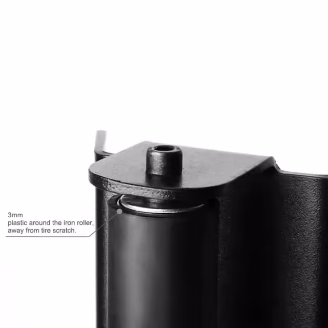 Car Detailing Tire Wheel Hub Cleaning Stand Holder Plastic and Steel Material Washing Placement