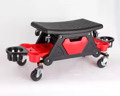 Plastic Roller Chair with Repair Tools Tray for Vehicle Maintenance and Car Cleaning Car detailing