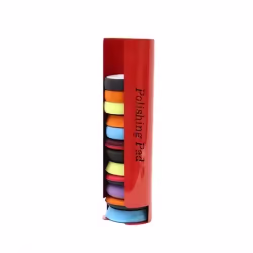 Red 4 Inch Sponge Polishing Pad Hanger Plastic Detailing Shelf for Car Care