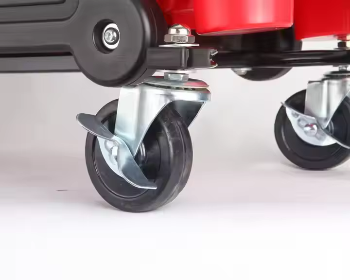 Plastic Roller Chair with Repair Tools Tray for Vehicle Maintenance and Car Cleaning Car detailing