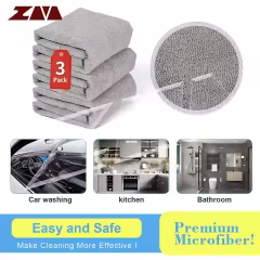 16\"x16\" Highly Absorbent Grey Microfiber Car Wash Towel Lint-Free Cleaning Cloths for Car Washing
