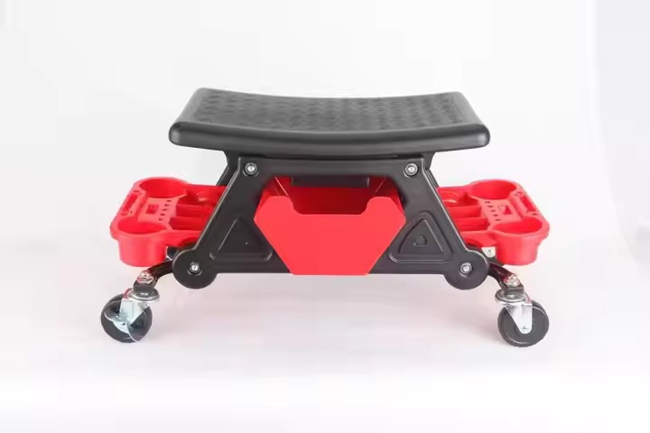 Adjustable Rolling Chair Stool for Car Wash & Detailing - FUOU Factory