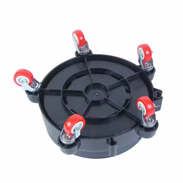 Car Detailing Bucket with Grit Guard & Dolly - Dual-Water Wash Plastic Bucket for Convenient Car Cleaning