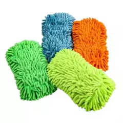 Microfiber Car Wash Square Sponge Efficient Cleaning Tool for Bubble Wash Squared Spray Rag Car Sponge