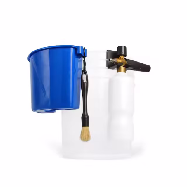 Black PA Foam Kettle with Iron Shelf Bucket Shelf Car Cleaning Tools