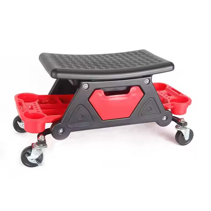 Best Price Wholesale Detailing Mechanic Stool with Repair Tools Tray Roller Chair for Vehicle Maintenance Car Washer Tool
