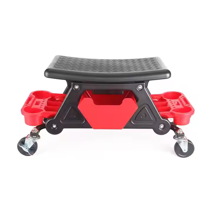 Plastic Roller Chair with Repair Tools Tray for Vehicle Maintenance and Car Cleaning Car detailing