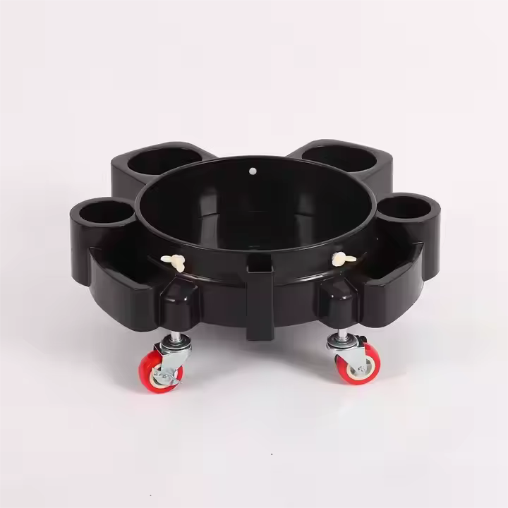 Plastic Mobile Base Car Washer Bucket for Car Detailing Mobile Car Wash Bucket