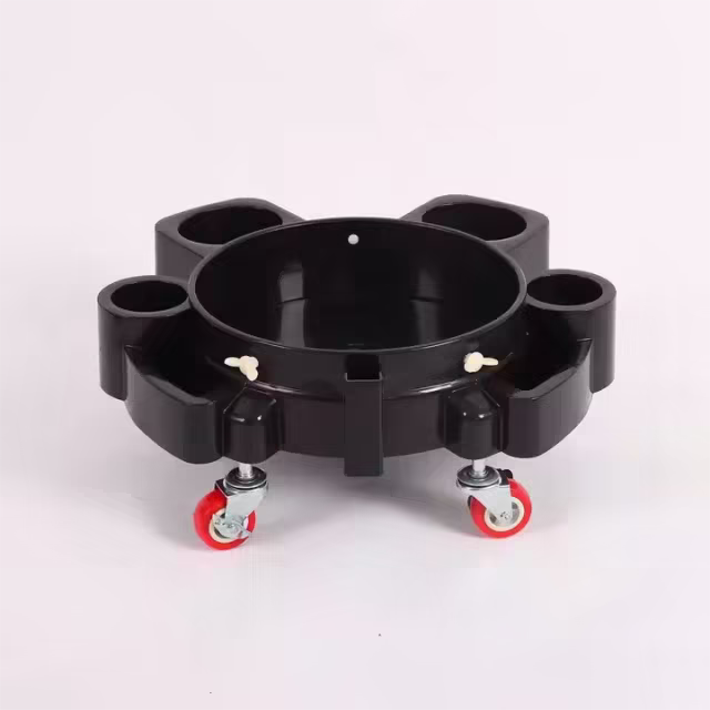 Plastic Mobile Base Car Washer Bucket for Car Detailing Mobile Car Wash Bucket