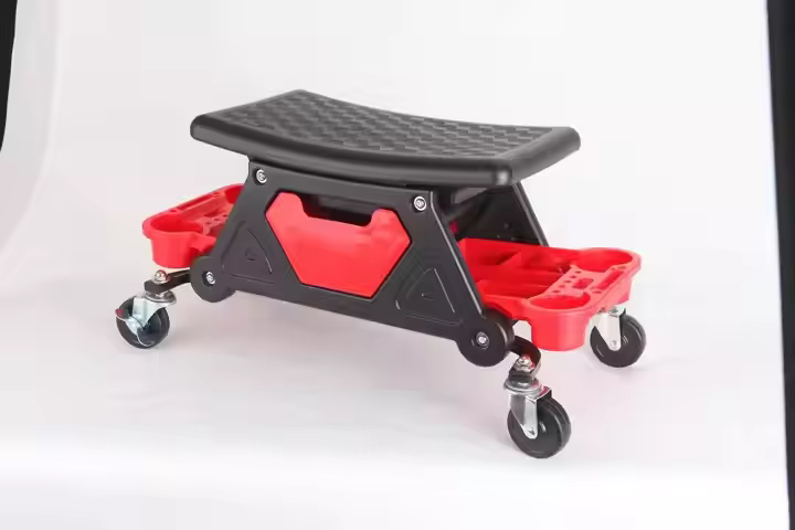 Adjustable Rolling Chair Stool for Car Wash & Detailing - FUOU Factory
