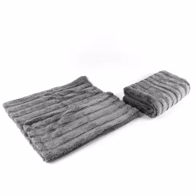 40*40cm Double-Sided 1200Gsm Microfiber Drying Towel for Car Care Lightweight Fiber Car Wash Towel