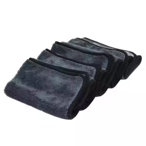 Microfiber Towel for Car Care 600gsm Gray 0.4x0.4m Drying Cloth Polyester Material