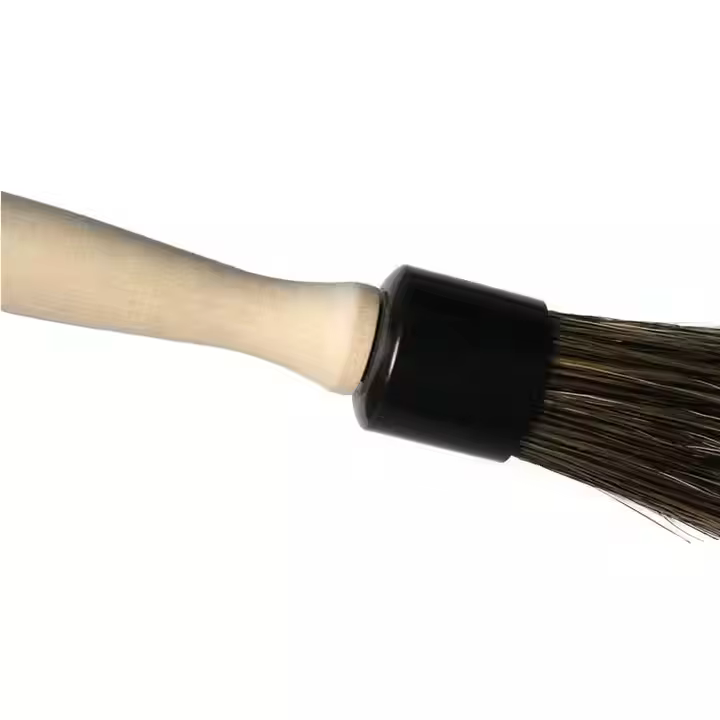 Ultra Soft Boar Bristles Car Detailing Brush Plastic Auto Care Tool