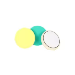 5.5 Inch RO Sponge Polishing Pads Double Layer EVA+ Foam Cut/Polish/Finish Pads for Car Detailing Block Pattern