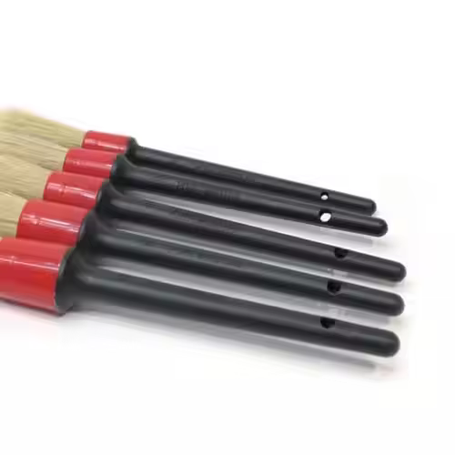 5pcs Set Soft Boar Bristles Car Detailing Brush Plastic Car Wash Cleaning Brush for Car Care
