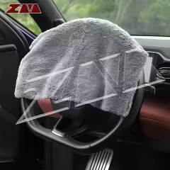 16\"x16\" Highly Absorbent Grey Microfiber Car Wash Towel Lint-Free Cleaning Cloths for Car Washing