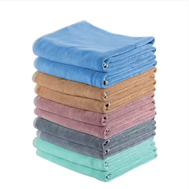 Factory Microfiber Towels Car Wash Cleaning Cloth 35x60cm 93g Car Micro Fiber Cleaning Cloths