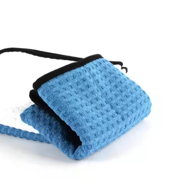 60x80cm Blue Microfiber Auto Detailing Cloth 1200gsm Car Glass Towel for Car Care Made of Coral Fleece and Fiber