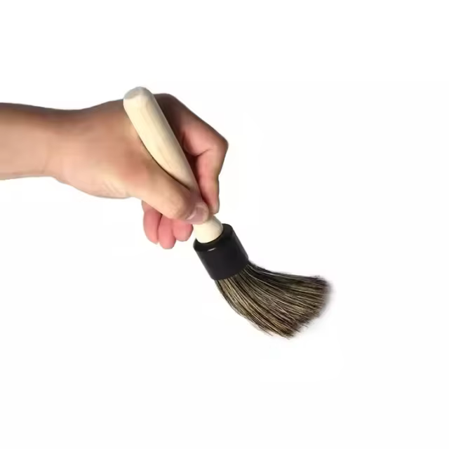 Ultra Soft Boar Bristles Car Detailing Brush Plastic Auto Care Tool