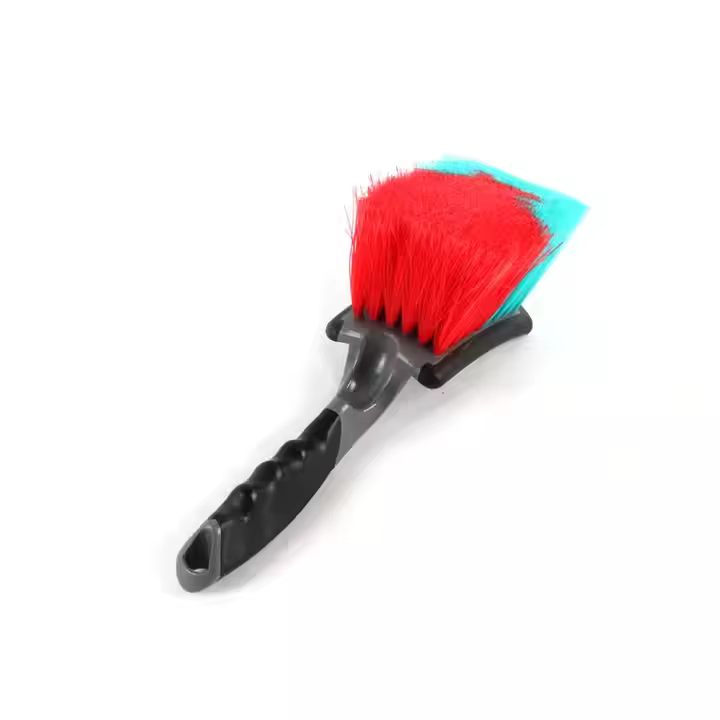 Two-Color Soft PP Car Wash Brushes Wheel Detailing Tire Cleaning Brush for Car Detailing
