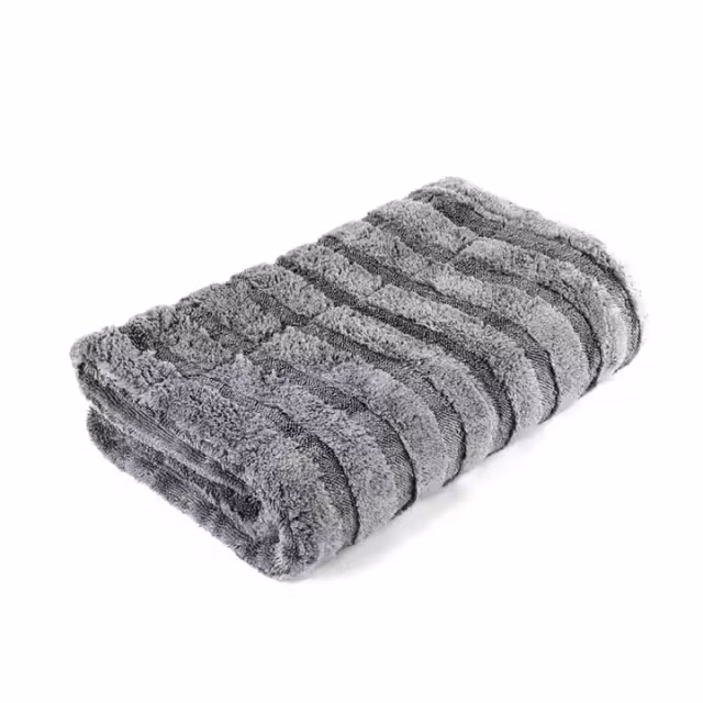 40*40cm Double-Sided 1200Gsm Microfiber Drying Towel for Car Care Lightweight Fiber Car Wash Towel