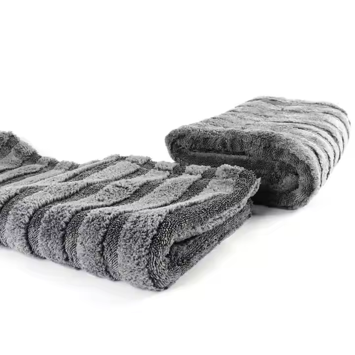 40*40cm Double-Sided 1200Gsm Microfiber Drying Towel for Car Care Lightweight Fiber Car Wash Towel