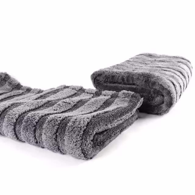 40*40cm Double-Sided 1200Gsm Microfiber Drying Towel for Car Care Lightweight Fiber Car Wash Towel