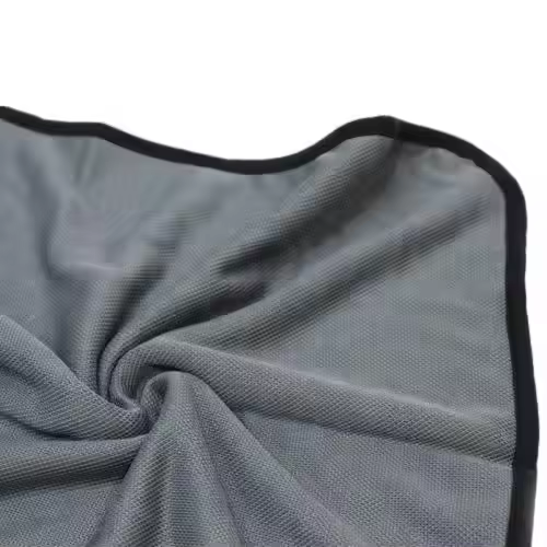 Newest 600gsm Gray Microfiber Towel 0.5x0.7m Drying Cloth for Car Care and Cleaning 1200gsm Weight Car Wash Towel