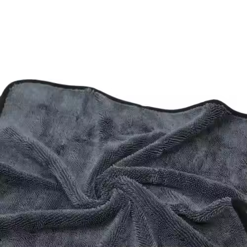 Microfiber Towel for Car Care 600gsm Gray 0.4x0.4m Drying Cloth Polyester Material
