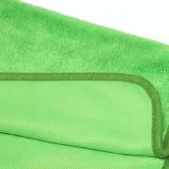 Newest 600gsm Green Microfiber Car Cloth Towel 0.4x0.4m Soft and for Car Cleaning and Car Wash 1200gsm Weight