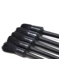 Ultra-Soft Black PP Car Detailing Brush Set Gap Detailing SoftSeat Non-Ultra Soft Bristle Plastic Product