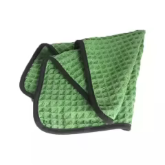 40x40 cm Green Auto Detailing Cloth Car Glass Towel for Car Care