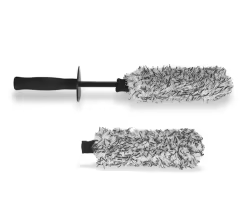 Can Be Detached Black Microfiber Car Tire Wheel Hub Washing Cleaning Detailing Brush for Auto Car