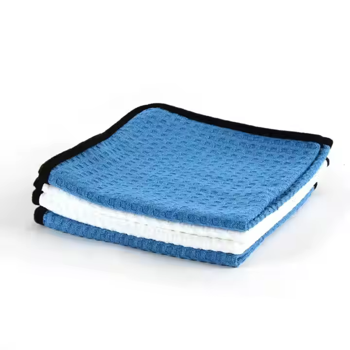 60x80cm Blue Microfiber Auto Detailing Cloth 1200gsm Car Glass Towel for Car Care Made of Coral Fleece and Fiber