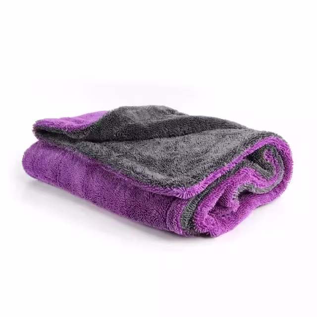 1200GSM 50*70 CM Ultra-fine Fiber Double -layer Two-color Distorted Details Towels for Car Care