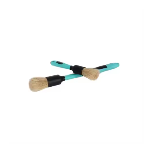 Two-color 100% Bristle Brush Super Soft Bristles Cleaning Brush Car Interior Dust Cleaning Detail Brush Set