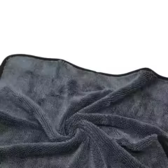 Newest 600gsm Gray Microfiber Towel 0.5x0.7m Drying Cloth for Car Care and Cleaning 1200gsm Weight Car Wash Towel