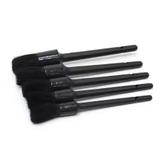 Ultra-Soft Black PP Car Detailing Brush Set Gap Detailing SoftSeat Non-Ultra Soft Bristle Plastic Product