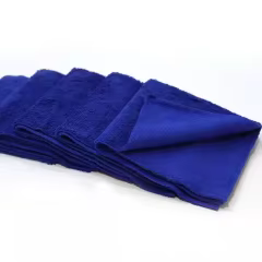 400gsm 40x40cm Dual Action Microfiber Cloth Soft Quick Dry Car Polishing Towel Polyester 500gsm Weight for Car Care Cleaning